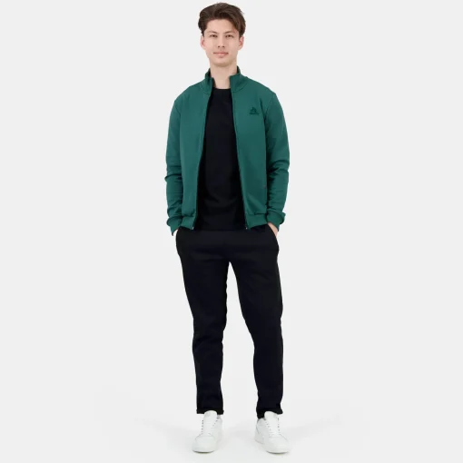 Le Coq Sportif Ton sur ton Sudadera con cremallera de hombre TONE-ON-TONE-Hombre Sudaderas