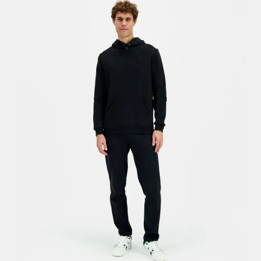 Le Coq Sportif Ton sur ton Sudadera Con Capucha Hombre Ton sur ton - Negro-Hombre Sudaderas Con Capucha | Sudaderas