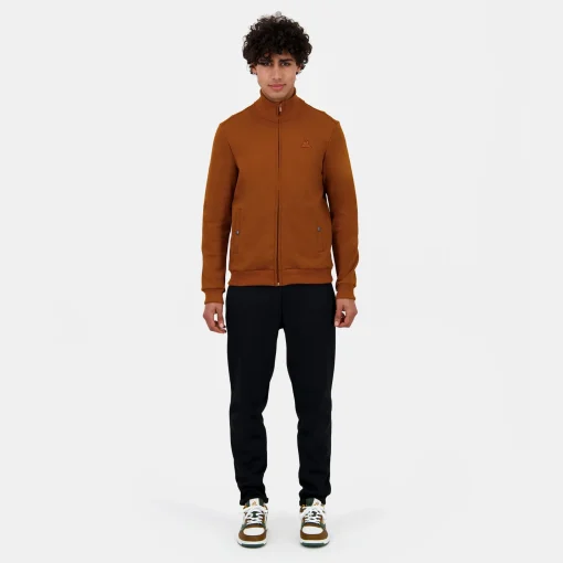 Le Coq Sportif Ton sur ton Sudadera con cremallera de hombre TONE-ON-TONE-Hombre Sudaderas