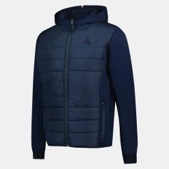 Le Coq Sportif Ton sur ton Sudadera Con Cremallera Hombre Ton sur ton - Azul-Hombre Chaquetas | Sudaderas Con Capucha