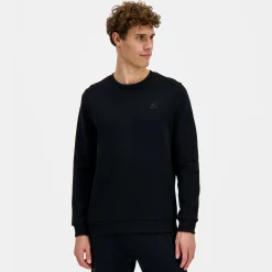 Le Coq Sportif Ton sur ton Sudadera Cuello Redondo Hombre Ton sur ton - Negro-Hombre Sudaderas