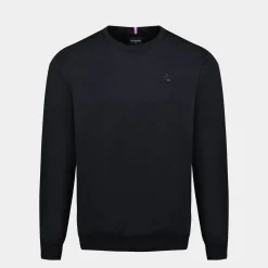 Le Coq Sportif Ton sur ton Sudadera Cuello Redondo Hombre Ton sur ton - Negro-Hombre Sudaderas