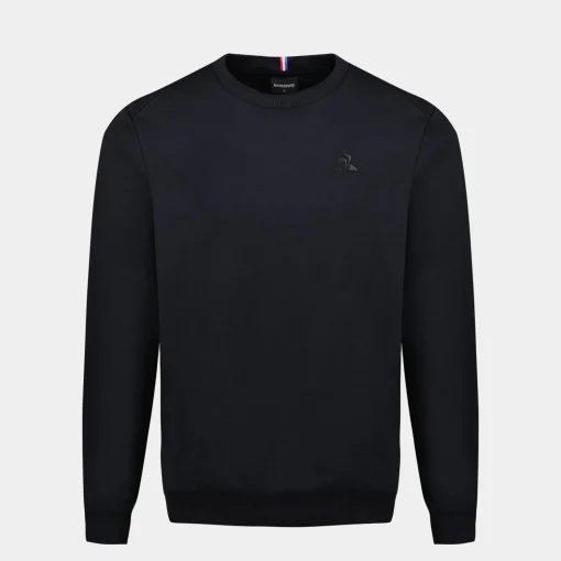 Le Coq Sportif Ton sur ton Sudadera Cuello Redondo Hombre Ton sur ton - Negro-Hombre Sudaderas