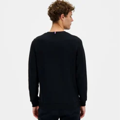 Le Coq Sportif Ton sur ton Sudadera Cuello Redondo Hombre Ton sur ton - Negro-Hombre Sudaderas