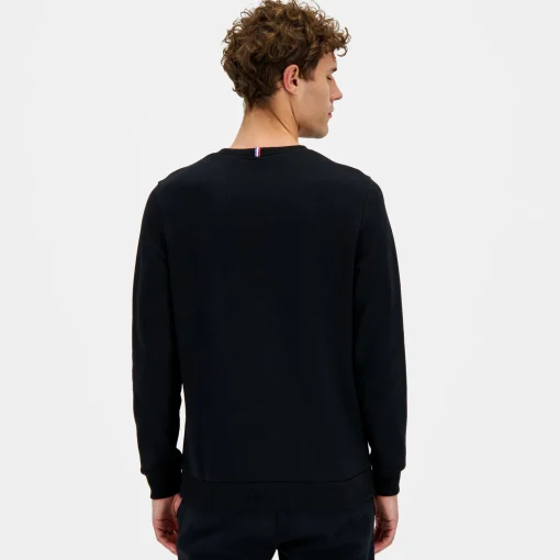 Le Coq Sportif Ton sur ton Sudadera Cuello Redondo Hombre Ton sur ton - Negro-Hombre Sudaderas