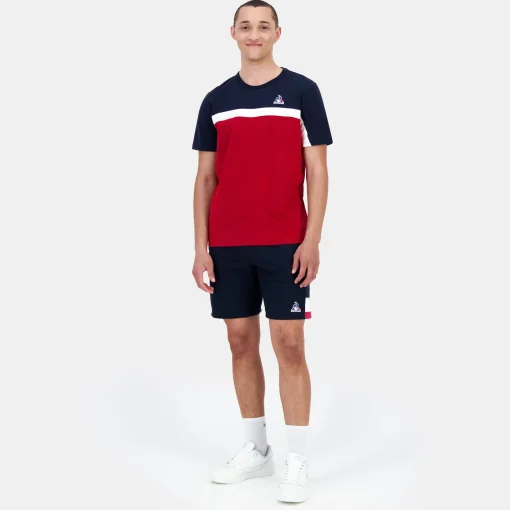 Le Coq Sportif Tricolore Camiseta Hombre TRICOLOR-Hombre Camisetas Y Tops