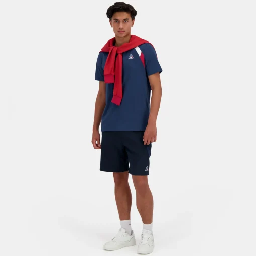 Le Coq Sportif Tricolore Camiseta Hombre TRICOLOR-Hombre Camisetas Y Tops