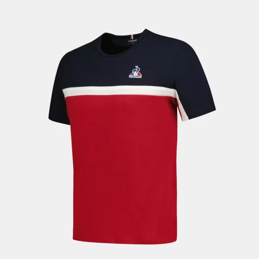 Le Coq Sportif Tricolore Camiseta Hombre TRICOLOR-Hombre Camisetas Y Tops