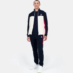 Le Coq Sportif Tricolore Sudadera hombre TRICOLOR con cremallera-Hombre Sudaderas