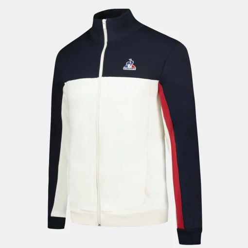 Le Coq Sportif Tricolore Sudadera hombre TRICOLOR con cremallera-Hombre Sudaderas