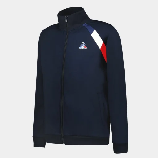Le Coq Sportif Tricolore Sudadera hombre TRICOLOR con cremallera-Hombre Sudaderas